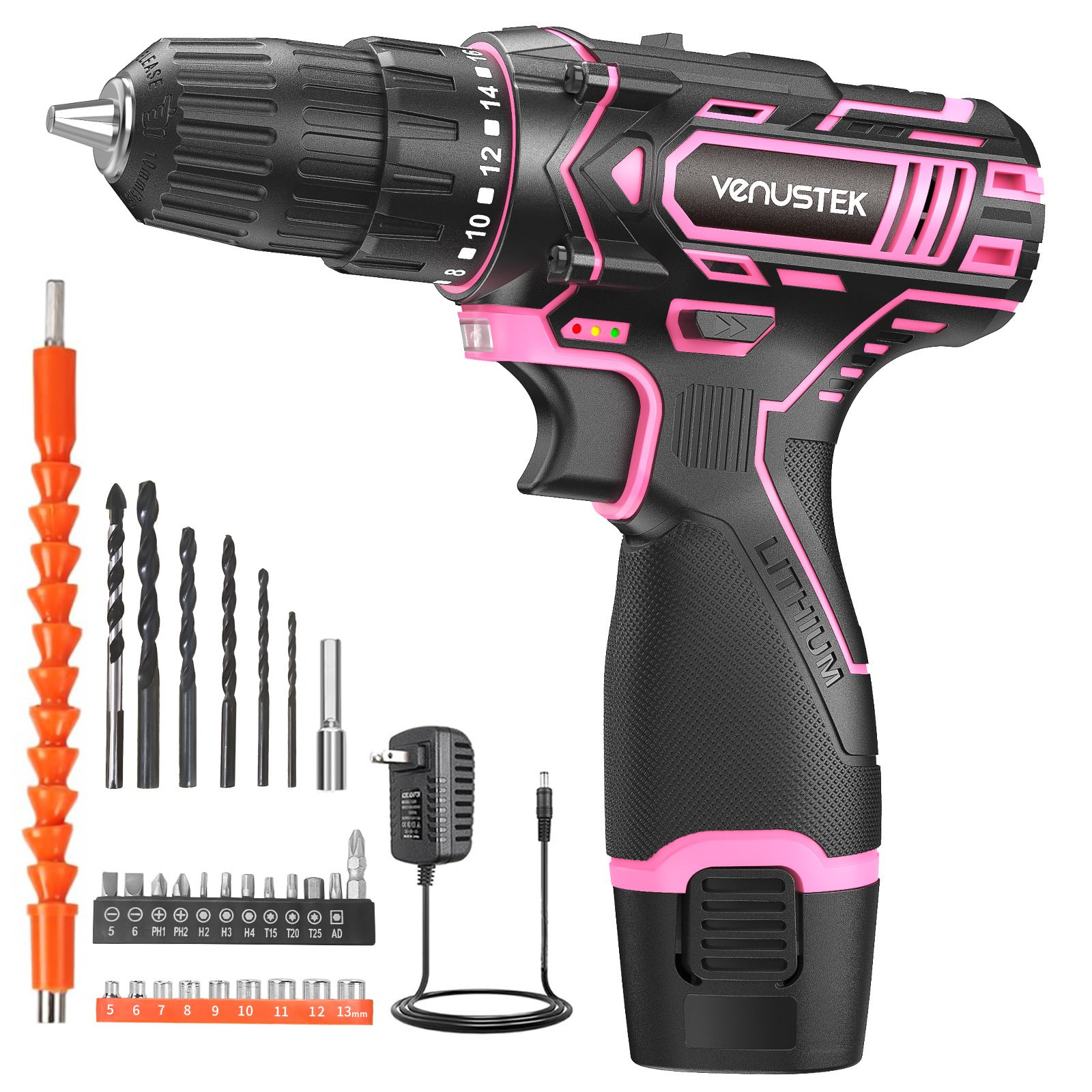 1粉红 Electric Drill - Image 1
